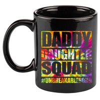 Daddy And Daughter Shirts Matching Father Daughter Squad 11oz C Handle Ceramic Mug
