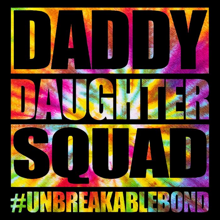 Daddy And Daughter Shirts Matching Father Daughter Squad Drawstring Bag