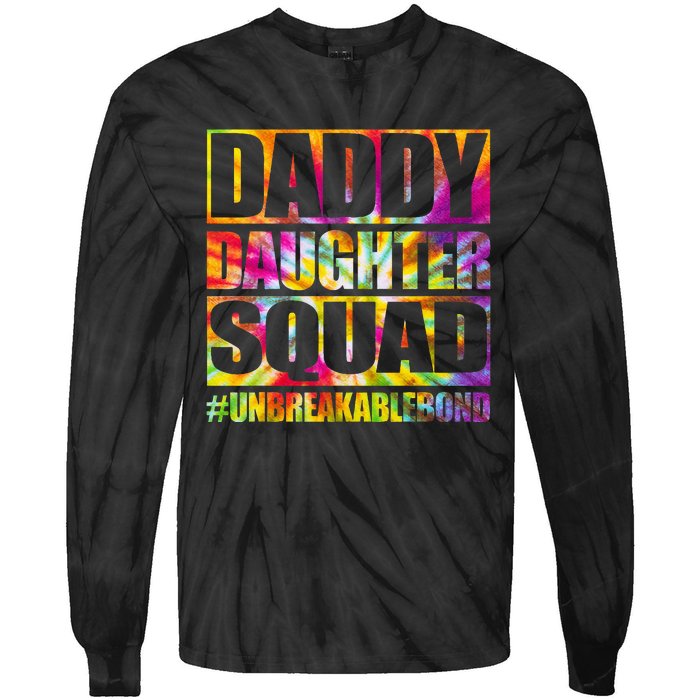 Daddy And Daughter Shirts Matching Father Daughter Squad Tie-Dye Long Sleeve Shirt