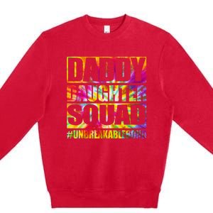 Daddy And Daughter Shirts Matching Father Daughter Squad Premium Crewneck Sweatshirt