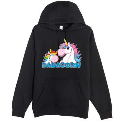 Dadacorn Dad Unicorn Premium Pullover Hoodie