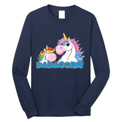 Dadacorn Dad Unicorn Long Sleeve Shirt