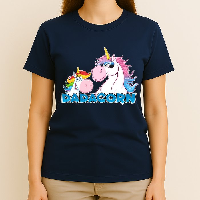 Dadacorn Dad Unicorn T-Shirt