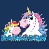 Dadacorn Dad Unicorn T-Shirt