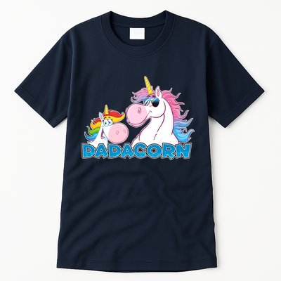 Dadacorn Dad Unicorn Tall T-Shirt