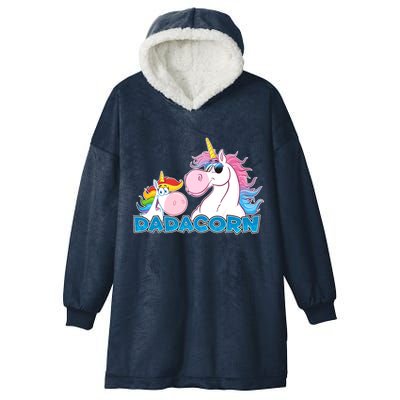 Dadacorn Dad Unicorn Hooded Wearable Blanket