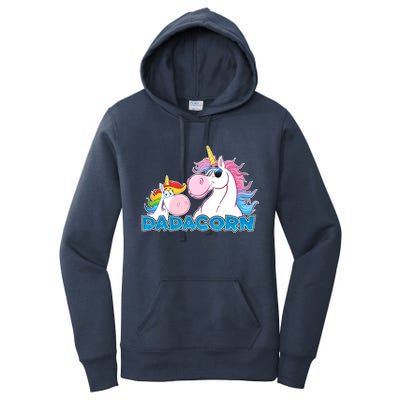 Dadacorn Dad Unicorn Women's Pullover Hoodie