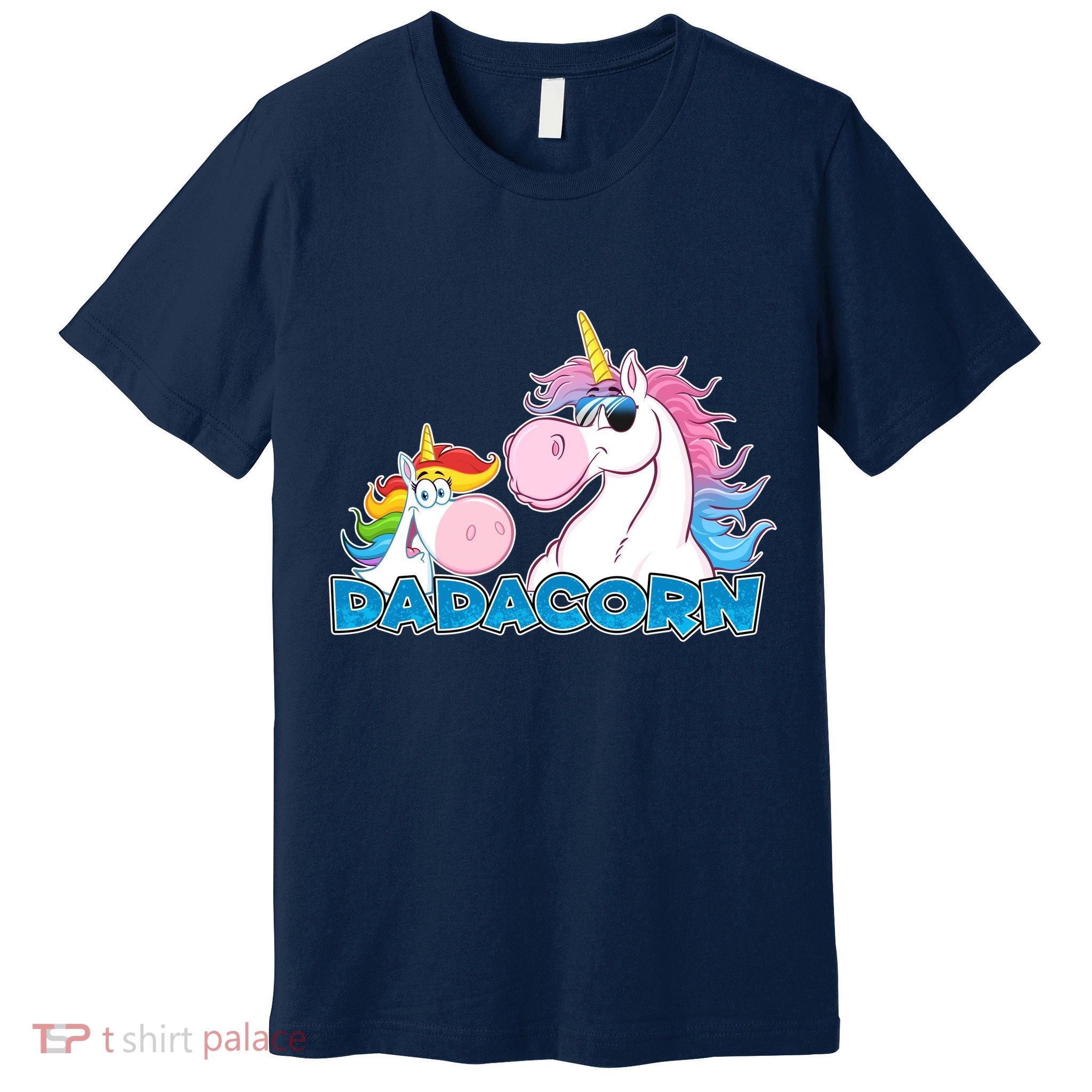 Dadacorn Dad Unicorn Premium T-Shirt