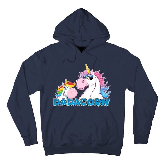 Dadacorn Dad Unicorn Tall Hoodie