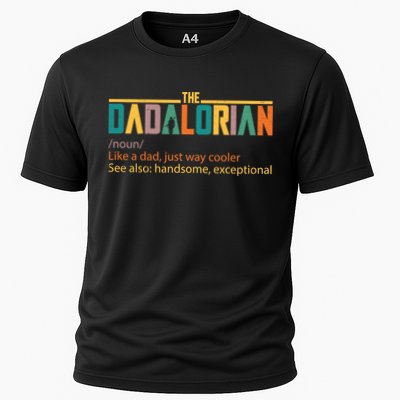 Dadalorian Definition Like A Dad But Way Cooler Performance Shirt