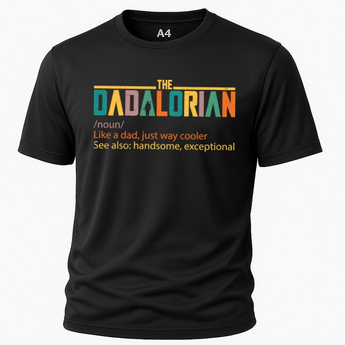 Dadalorian Definition Like A Dad But Way Cooler Performance Shirt