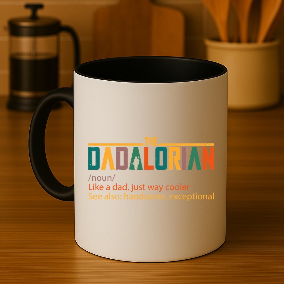 Dadalorian Definition Like A Dad But Way Cooler Mug