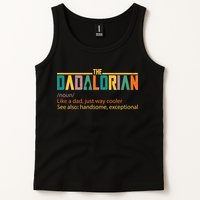 Dadalorian Definition Like A Dad But Way Cooler Tank Top