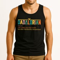 Dadalorian Definition Like A Dad But Way Cooler Tank Top