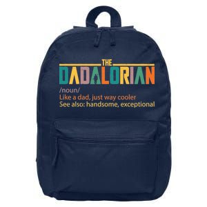 Dadalorian Definition Like A Dad But Way Cooler 16 in Basic Backpack