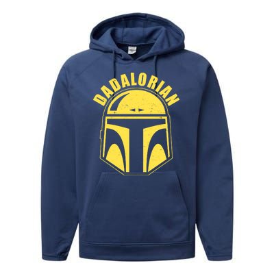 Dadalorian Helmet Performance Fleece Hoodie