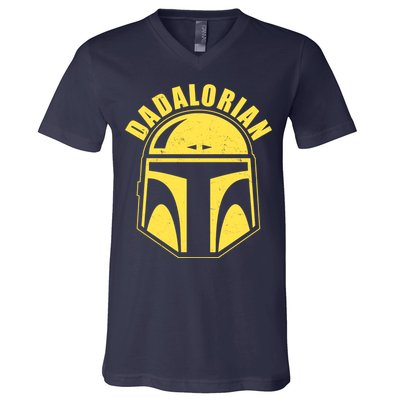 Dadalorian Helmet V-Neck T-Shirt