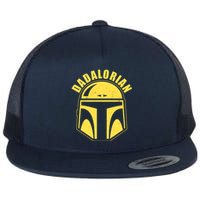 Dadalorian Helmet Flat Bill Trucker Hat