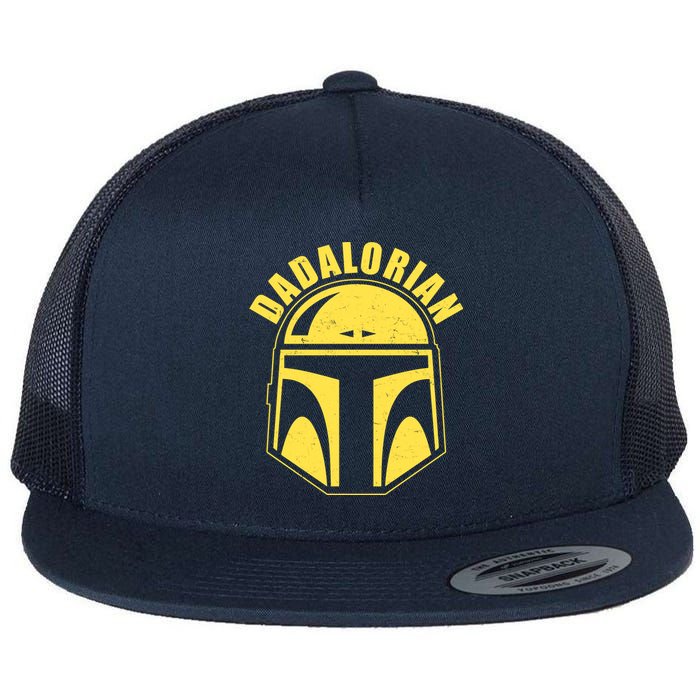 Dadalorian Helmet Flat Bill Trucker Hat