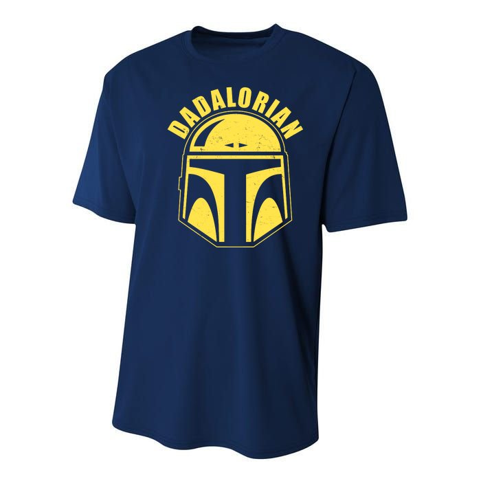 Dadalorian Helmet Youth Performance Sprint T-Shirt