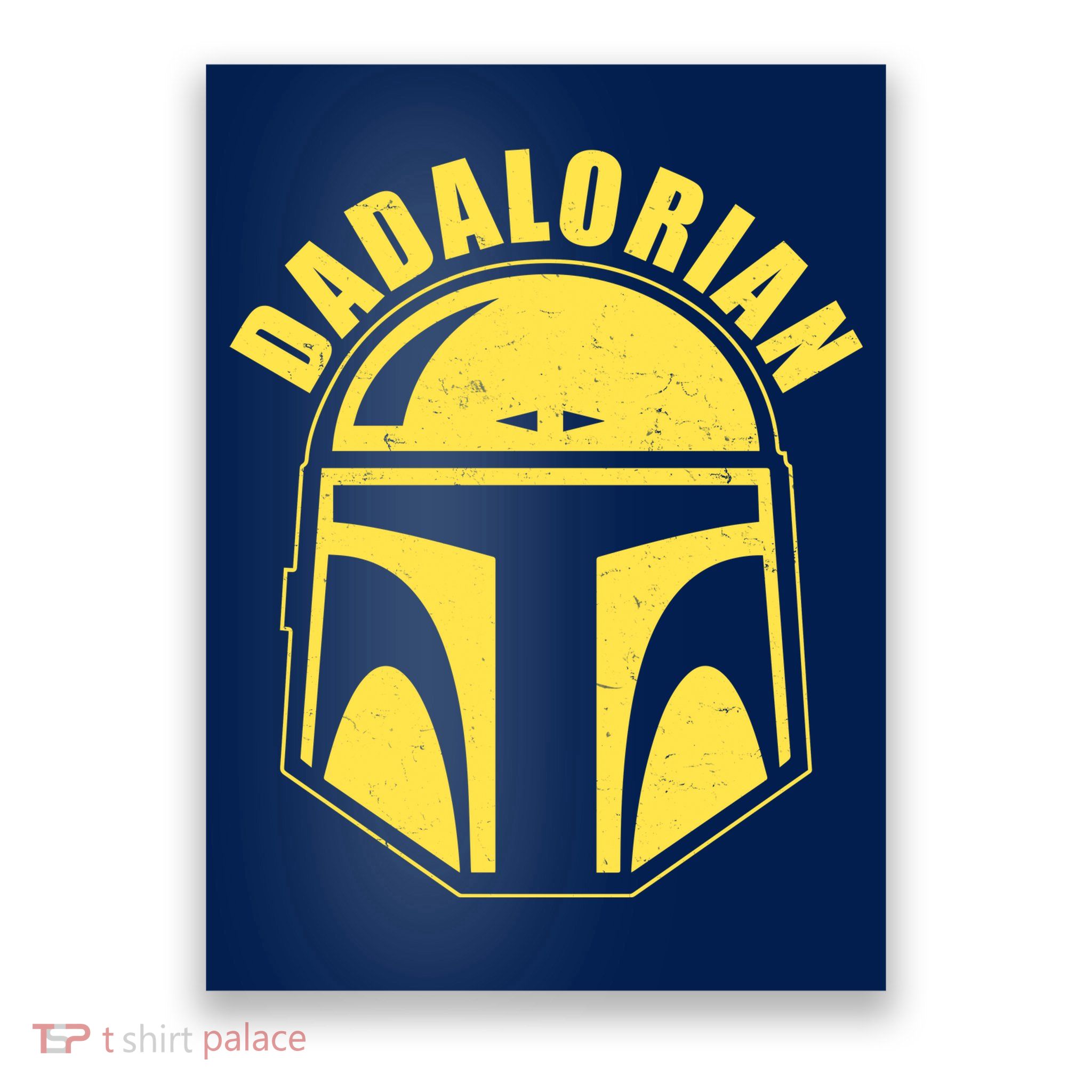 Dadalorian Helmet Poster