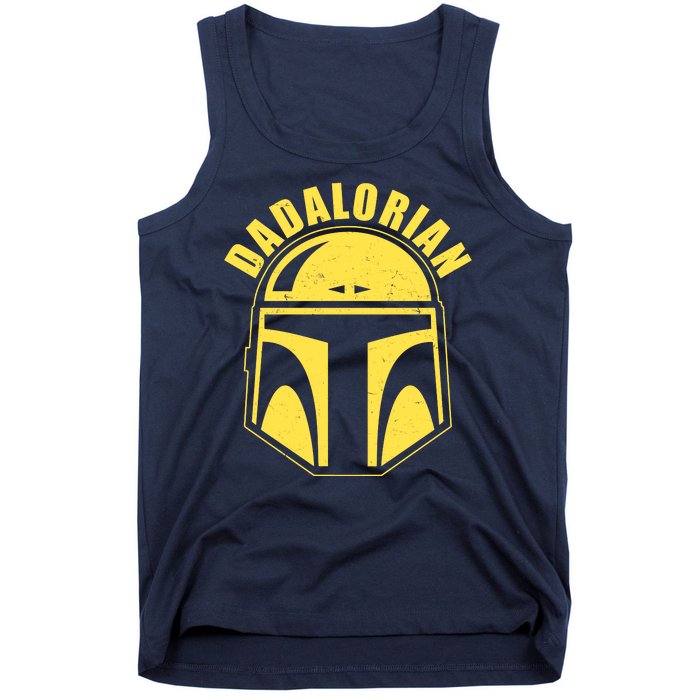 Dadalorian Helmet Tank Top