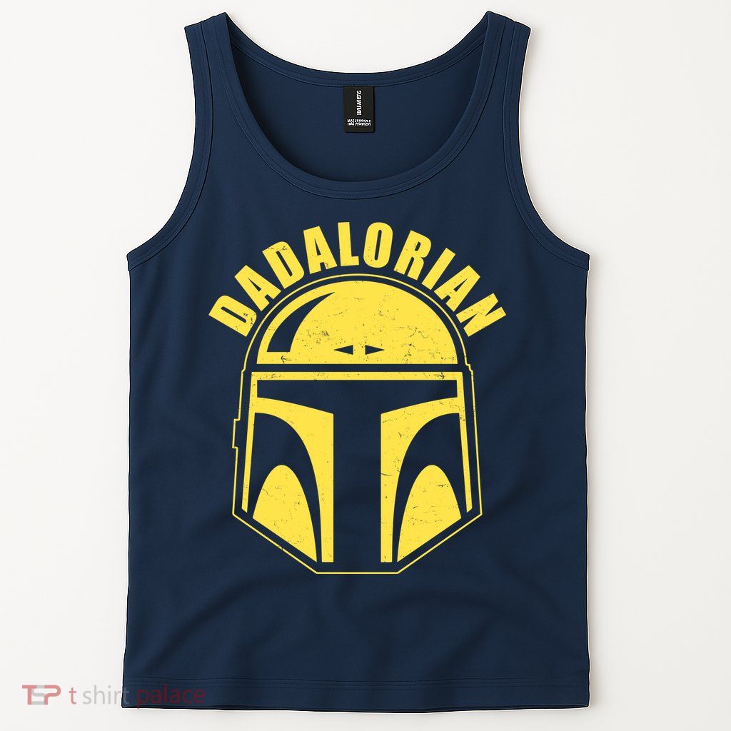 Dadalorian Helmet Tank Top