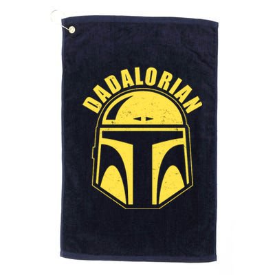 Dadalorian Helmet Platinum Collection Golf Towel