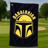 Dadalorian Helmet Golf Towel