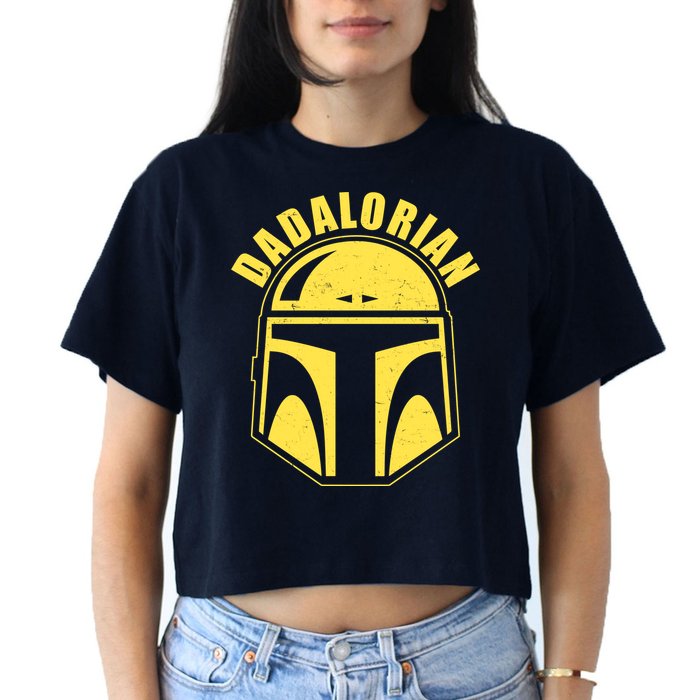 Dadalorian Helmet Crop Top
