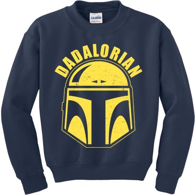 Dadalorian Helmet Kids Sweatshirt
