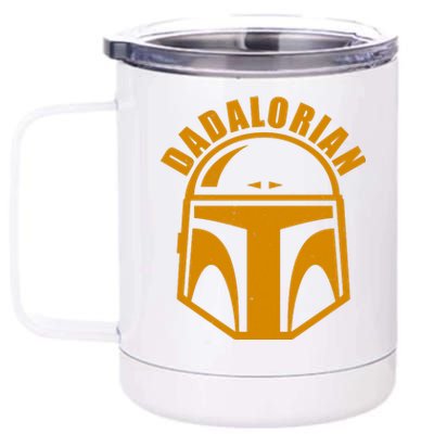 Dadalorian Helmet 12 oz Stainless Steel Tumbler Cup