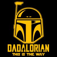 Dadalorian This Is A Way Cropped Pullover Crew