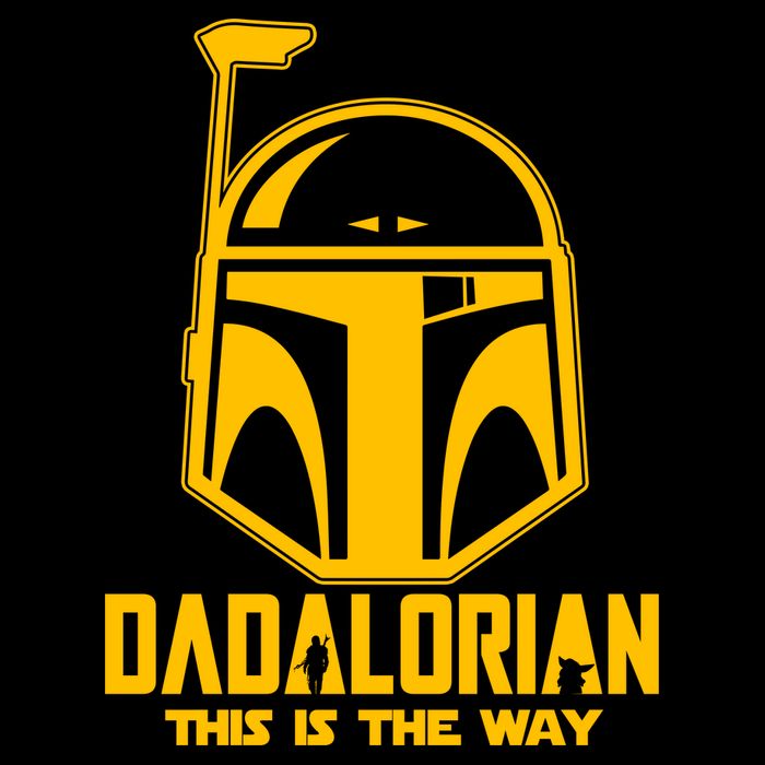 Dadalorian This Is A Way Cropped Pullover Crew