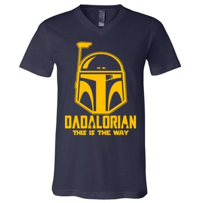 Dadalorian This Is A Way V-Neck T-Shirt