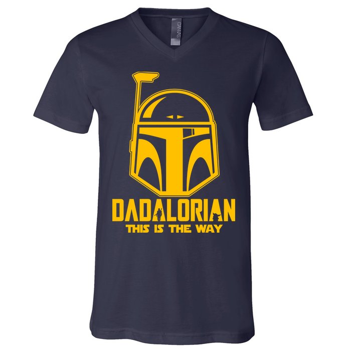 Dadalorian This Is A Way V-Neck T-Shirt