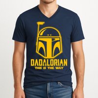 Dadalorian This Is A Way V-Neck T-Shirt