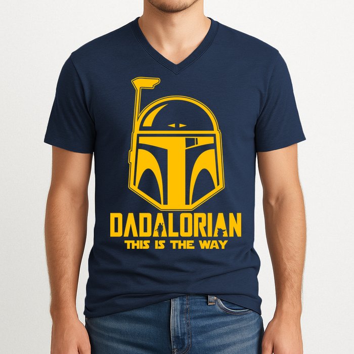 Dadalorian This Is A Way V-Neck T-Shirt