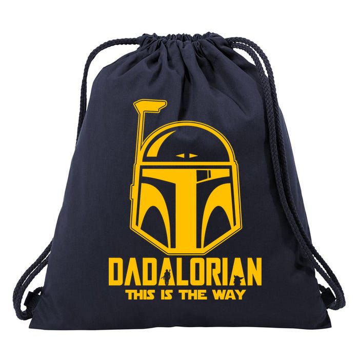 Dadalorian This Is A Way Drawstring Bag