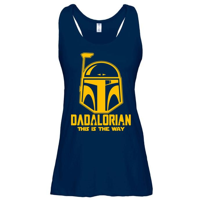 Dadalorian This Is A Way Ladies Essential Flowy Tank