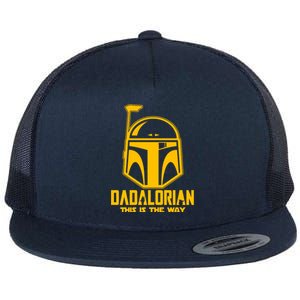 Dadalorian This Is A Way Flat Bill Trucker Hat