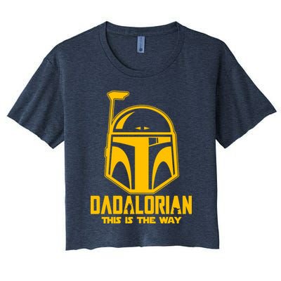 Dadalorian This Is A Way Crop Top