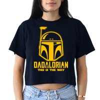Dadalorian This Is A Way Crop Top