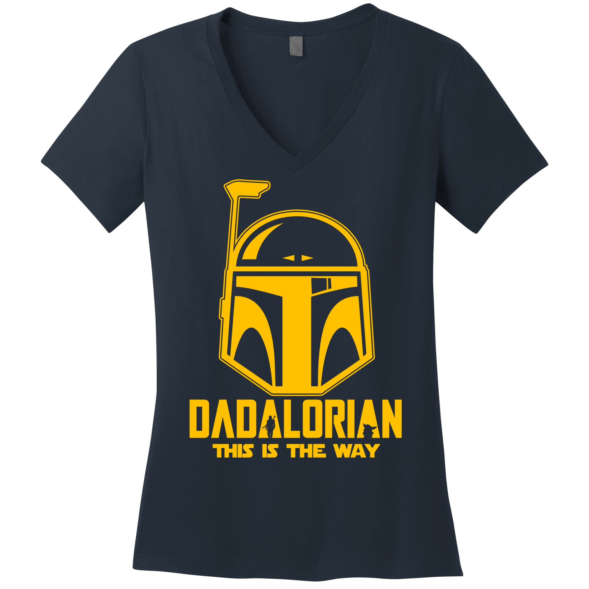 Dadalorian This Is A Way Women's V-Neck T-Shirt