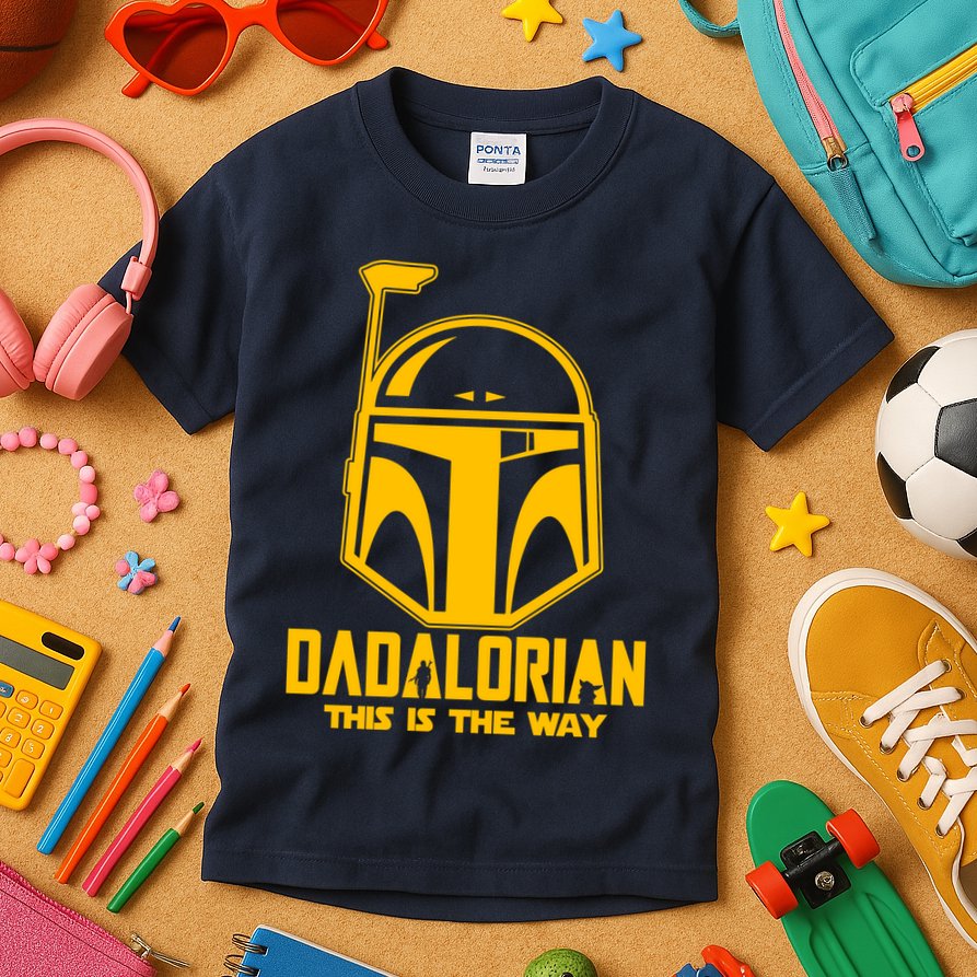 Dadalorian This Is A Way Kids T-Shirt