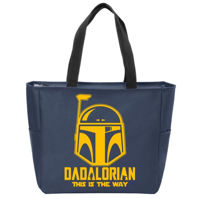 Dadalorian This Is A Way Zip Tote Bag