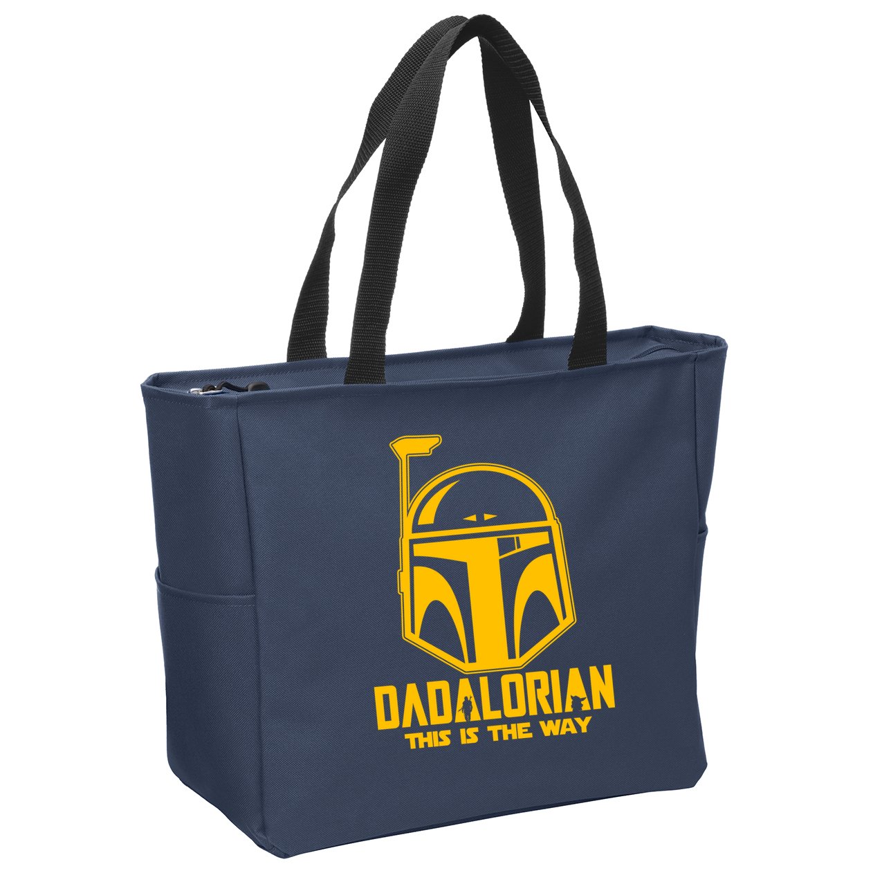 Dadalorian This Is A Way Zip Tote Bag