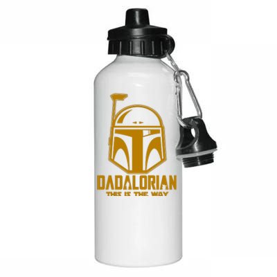 Dadalorian This Is A Way Aluminum Water Bottle