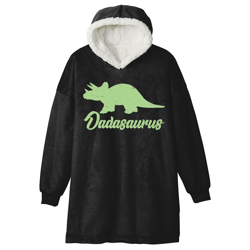 Dadasaurus Hooded Wearable Blanket