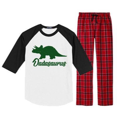 Dadasaurus Raglan Sleeve Pajama Set